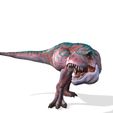 3.jpg REX DINOSAUR Tyrannosaurus Rex FOREST NATURES HUNTER RAPTOR TIGER RIGGED ANIMATED BLEND FILE FBX STL OBJ PREHISTORIC