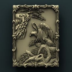 0.jpg Archivo STL gratis Águila・Modelo para descargar y imprimir en 3D