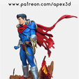 www.patreon.com/apex3d Super boy prime Fanart for 3d printing 6th scale with new head 3D print model pm me for discount