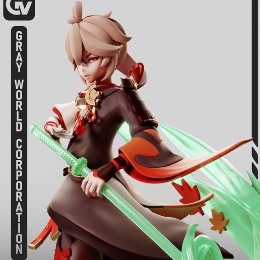 ♂️ Kaedehara Kazuha | Genshin Impact・ 3D File for 3D