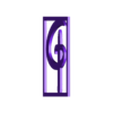 P.stl STL file Disney alphabet style decoration scrabble・3D print design to download