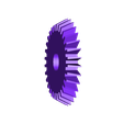 14_mm_round_centre_cog_PolarPattern_Meshed.stl CHUCK FOUR JAW (ENCLOSED GEARED DRIVEN)