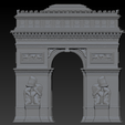 Screenshot-878.png Detailed 3D Printable Arc de Triomphe Model