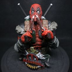 531f455b-3e0c-4937-9f7b-3e960ded0e13.jpg Free STL file WICKED MARVEL DEADPOOL BUST: TESTED AND READY FOR 3D PRINTING・Object to download and to 3D print