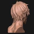 4.JPG STL file genos bust - Onepunch man・3D print object to download