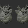 dfgjjk.jpg christmas tree deer head decor