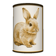 16a.png Lithopane - Forest Babies - rabbit 16