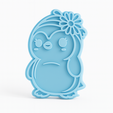 1.png PENGUIN COOKIE CUTTER WITH FLOWER