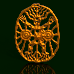 AVV-Medallon-2.png Viking Medallion - Symbolism of Eternity and Duality