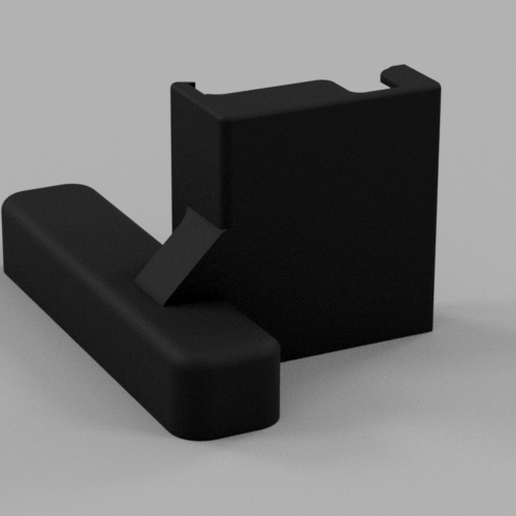 cache droite profond.png Archivo 3D Mejora de la rigidez del sidewinder X1 (cubierta magnética y desplazamiento de toda la altura)・Diseño para descargar y imprimir en 3D, jemlabricole