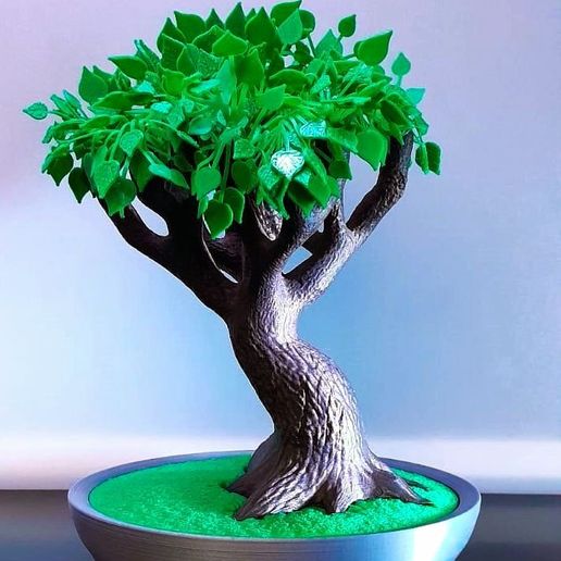 Keshitsubo bonsai tree 3D File for 3D printingCults