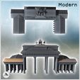 4.jpg Brandenburg Gate monument (Berlin, Germany) - Modern WW2 WW1 World War Diaroma Wargaming RPG Mini Hobby