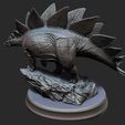 DDASD.jpg The Lost World Jurassic World Stegosaurus - 3D Print Model