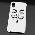 V de Vendetta 1.png CASE IPHONE 7/8 - 7/8 PLUS - X/XS V for Vendetta