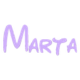 marta.stl 50 Names with Disney letters