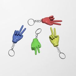 main.jpg Брелок в форме руки, keychain in the shape of a hand sign