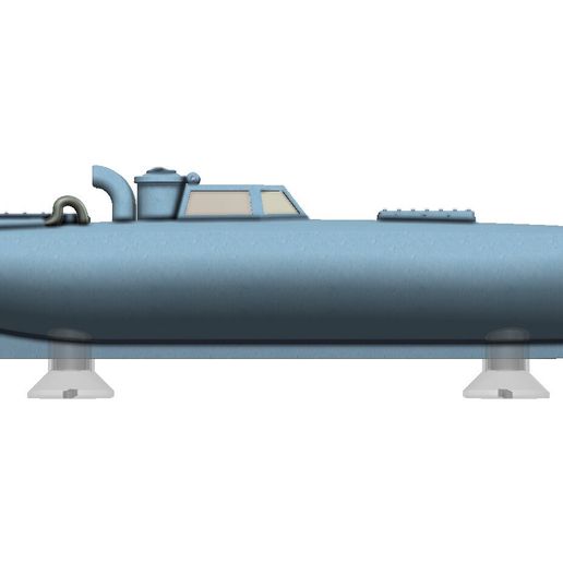 07.jpg Low Profile Stealth Semi Submersible Interceptor 1m RC Ready 3D Printable Model