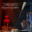 Queenie.JPG STL-Datei QUEENIE GOLDSTEIN ZAUBERSTAB - FANTASTISCHE BEASTS・Design für 3D-Drucker zum herunterladen