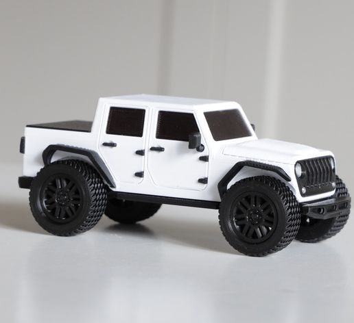 JEEP Wrangler Truck (Gladiator) - 3D model önizlemesi