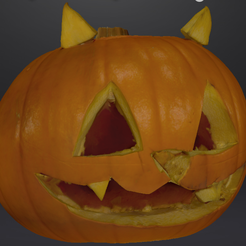 Zrzut-ekranu-2022-10-28-165033.png STL file #3 Pumpkin Cat head 3d Scan textured・3D printable model to download, Kondjovi
