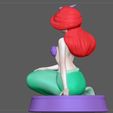 7.jpg ARIEL SIRENITA PRINCESA DISNEY PERSONAJE LINDA CHICA ANIME IMPRESIÓN 3D