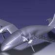 7.jpg Taking a Closer Look: 3D Model of Bayraktar Akinci UAV Drone Structure