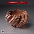 vase-0083-01.jpg STL file VASE 0083 - COMMERCIAL LICENSE・Template to download and 3D print