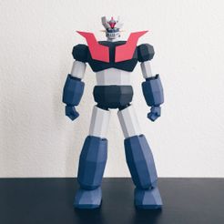 17.JPG Archivo STL Low Poly Mazinger Z・Plan de impresora 3D para descargar