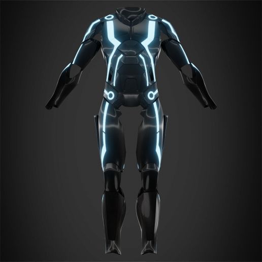 🪖 Tron Legacy Sam Flynn Armor for Cosplay・ 3D File for 3D