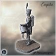 8.jpg Tambor napoleónico francés 4 - Gran Ejército Napoleón XIXe Terreno medieval