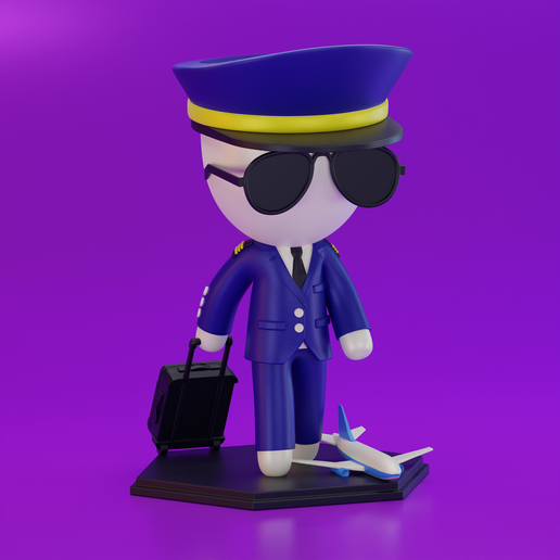 Robert pilot 3D model