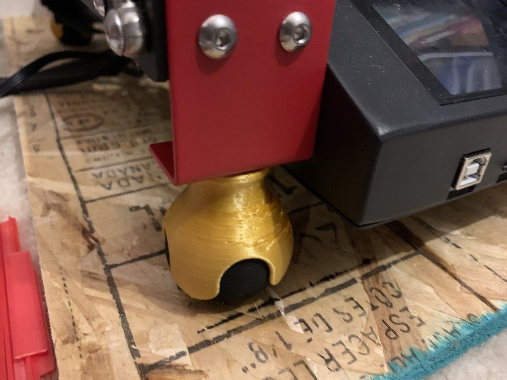 Download free STL file Squash Ball Vibration Isolation Foot ToAuto