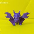 Gligar_Pokemon_Low_poly_3D_print_35.jpg Second Generation Low-poly Pokemon Collection