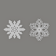 therender.png 2 Snowflakes Coasters