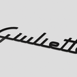 Senza-nome.png Alfa Romeo Giulietta Keychain Giulietta Sign