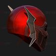 05.jpg Red Death Batman Mask - Flash Mask - DC Comics 3D print model