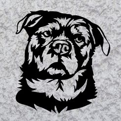 Sin-título.jpg Rottweiler Hund Wanddekoration Wanddekoration Deko Hund Wand