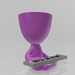 Robert pianista 2.jpg STL-Datei Robert Plant - Keyboarder, Pianist, Musiker, Musiker, Musik・Modell für 3D-Drucker zum Herunterladen