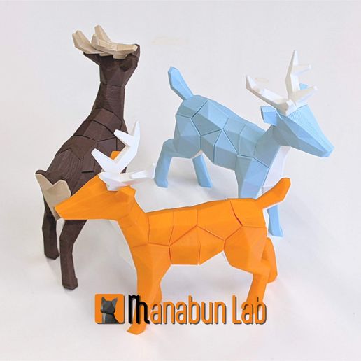 2_Low_Poly_Deer_puzzle.jpg 🦌Low-Poly-Hirsch-Puzzle