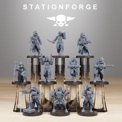 1-6.jpg Archivo 3D GrimGuard Hermanas de la Guerra・Plan de impresora 3D para descargar
