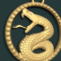 STL file Atheris hispida- Rauschuppen bush viper Snake snakes 🐍・3D printer  design to download・Cults