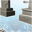 5.jpg Set of tombstones and outdoor accessories for cemetery (1) - terrain WW2 scenery modern miniatures diaroma