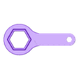 5f71d54a-a3a1-43b9-954b-8693841f4b74.stl Hex Allen wrench - 33 mm - Plastic Honey Gate
