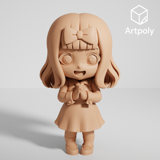 Chika Fujiwara - 3D Model of Kaguya-sama: Love is War 3D model