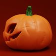 Pumpkin1-0024.jpg Halloween Pumpkin 3D Print Model