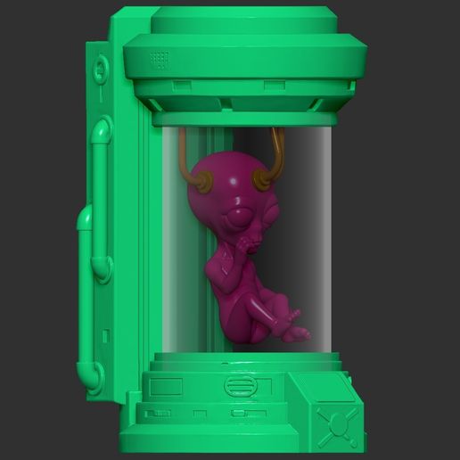 alien fetus cyro chamber