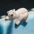 Photoroom-20250126_194501.png Sleeping Polar Bear On A Shelf  🐻‍❄️
