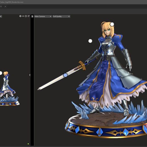 🗡️ Saber From Fate Stay Night Unlimited Bladeworks