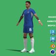 Enzo_8.jpg 3D Rigged Enzo Fernandez Chelsea 2024