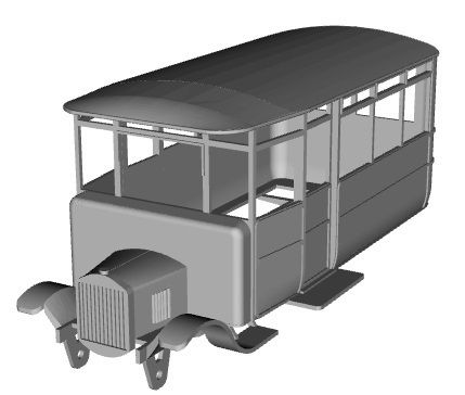 irish-5-3-dv-type-ford-railcar.jpg Irish Ford railcar (Derwent Valley Railway type) 1/76 scale